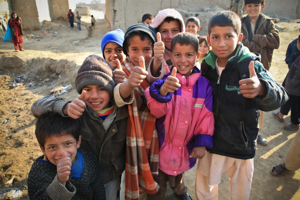 Afghan children